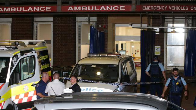 A crime scene has been established at RPA. Picture: Bill Hearne