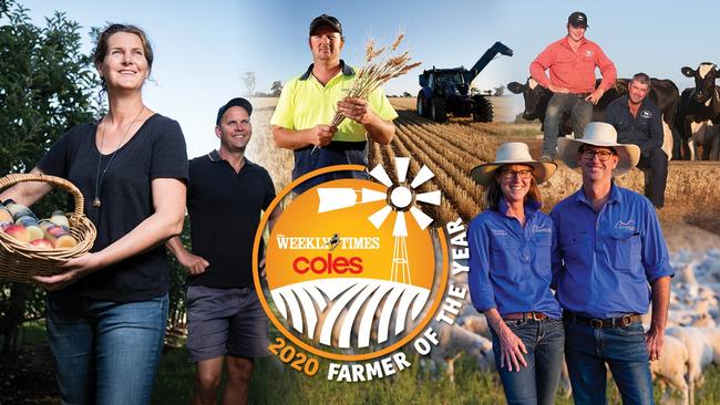 The Weekly Times Coles 2020 Farmer of the Year awards winners will be announced February 26.