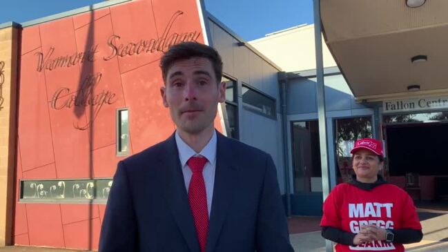 ALP candidate Matt Gregg discusses his campaign to win the seat of Deakin