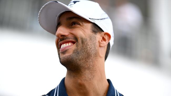 SINGAPORE, SINGAPORE - SEPTEMBER 17: Daniel Ricciardo of Australia and Scuderia AlphaTauri looks on from the paddock prior to the F1 Grand Prix of Singapore at Marina Bay Street Circuit on September 17, 2023 in Singapore, Singapore. (Photo by Clive Mason/Getty Images)