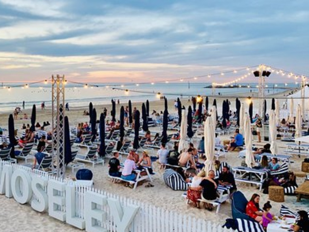 A 'beach bar' concept is already in action in Glenelg, South Australia.