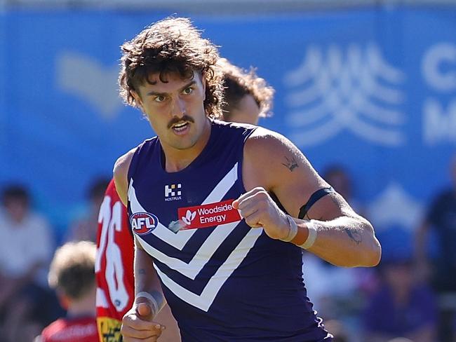 Jackson is a different player as the No. 1 ruck. Picture: Getty Images