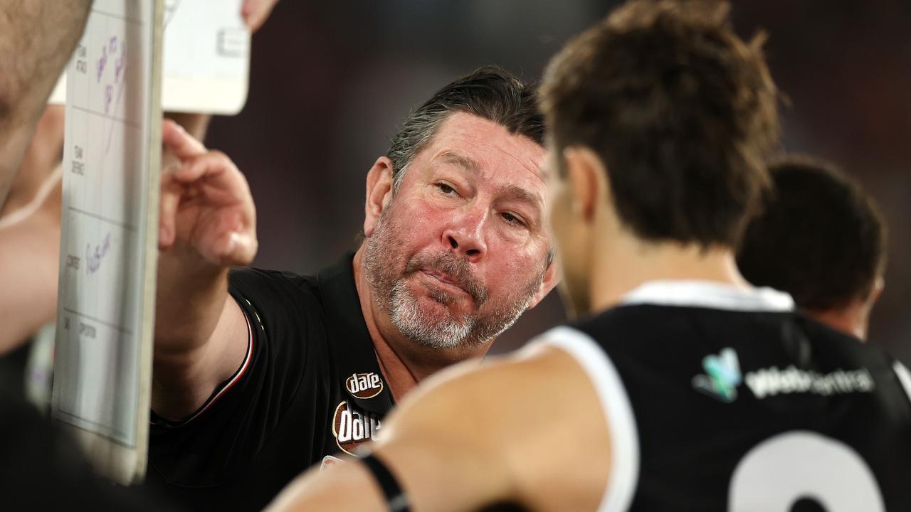 Brett Ratten says there is always pressure as an AFL coach. Picture: Michael Klein