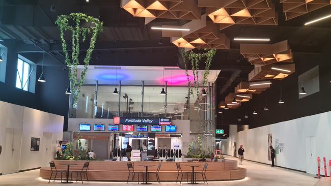 The newly rejuvenated Valley Metro food court. Picture: Thomas Morgan