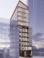 The slim building planned for 12 Union St Parramatta.