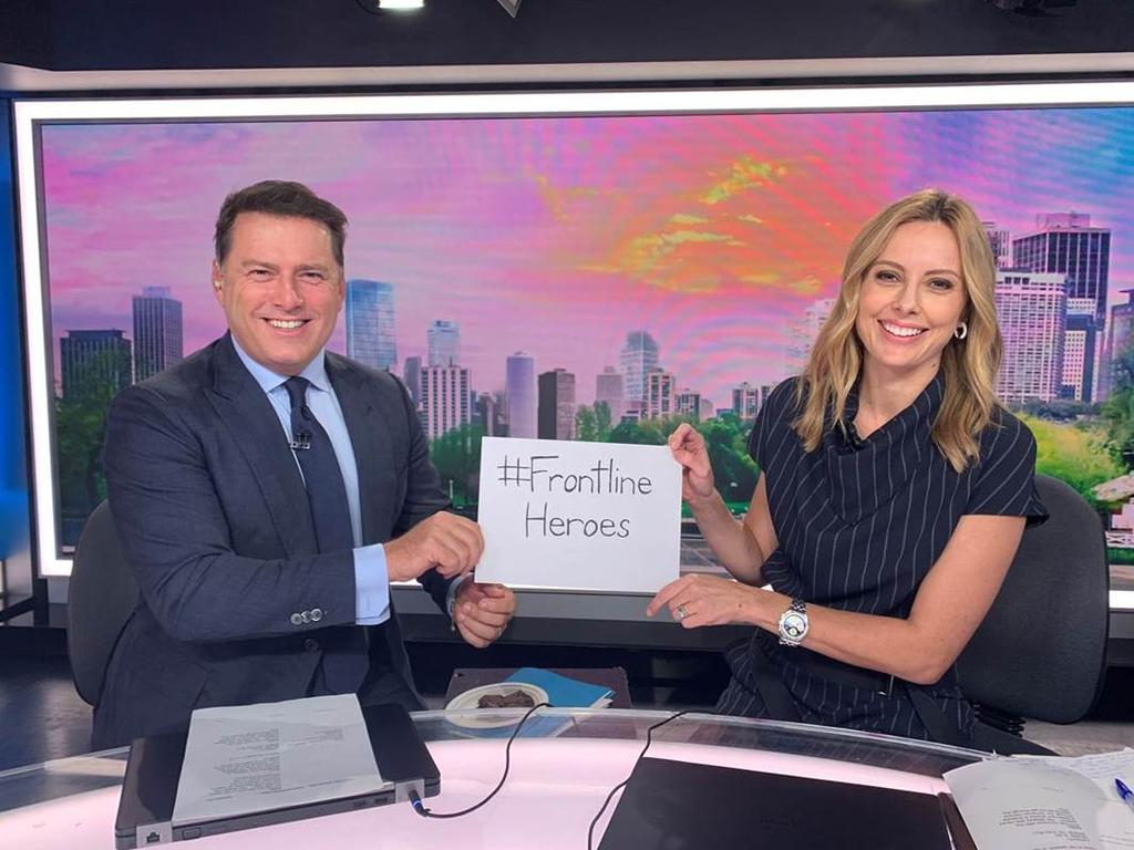 Today hosts Karl Stefanovic and Ally Langdon. Picture: Supplied