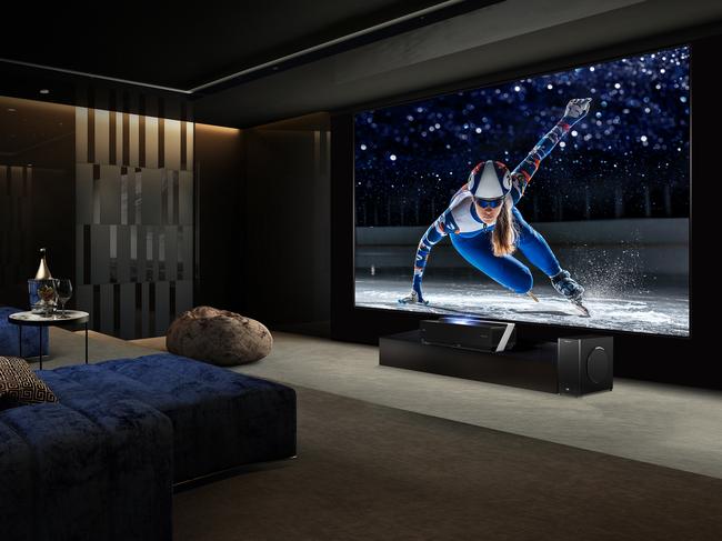 The new Hisense "television" is really a short-throw projector with a 100-inch screen.