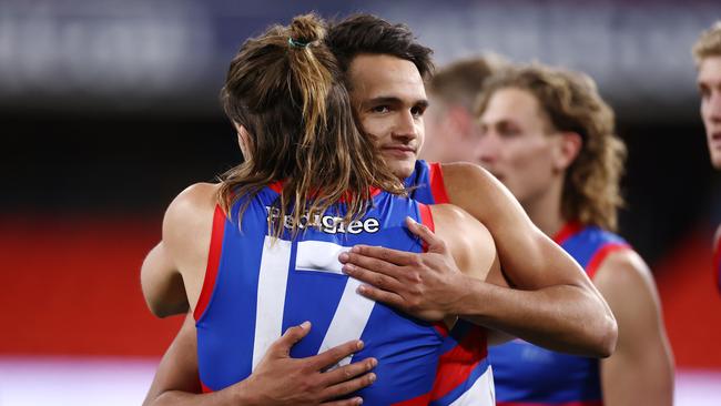 Jamarra Ugle-Hagan is glad he was made to wait for his AFL debut. Picture: Michael Klein