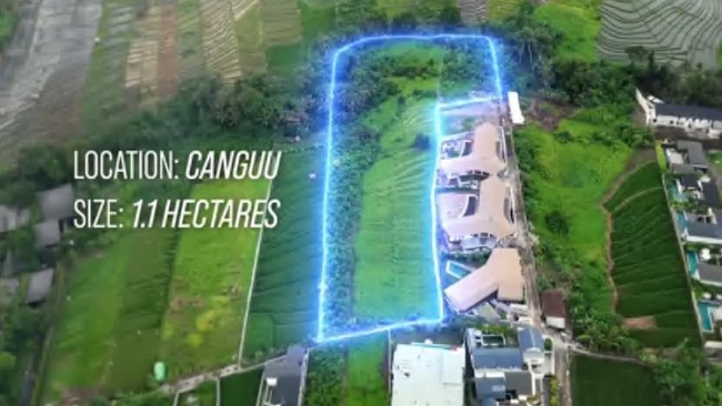 Land in Canguu. Picture: YouTube