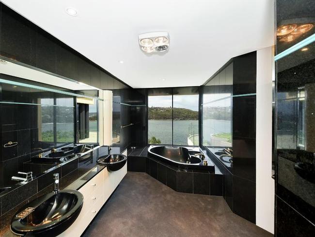 The glamorous bathroom.