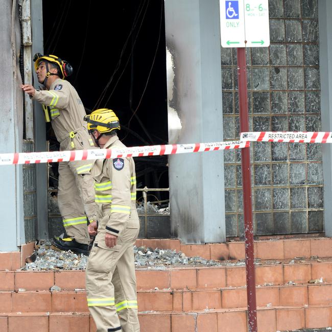 No one was injured during the incident but the synagogue sustained significant damage, police said. Picture: NewsWire/ Andrew Henshaw