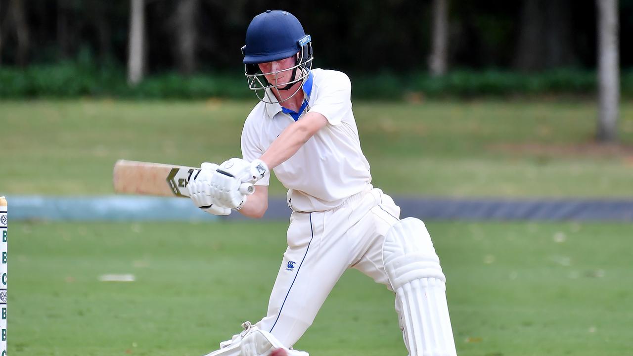 Nudgee batsman Kane Neilsen. Picture, John Gass