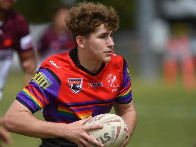 Kirwan SHS against Mackay SHS in a Round 3 Aaron Payne Cup clash at Kirwan SHS grounds. Kirwan's Harley Walker. Picture: Evan Morgan