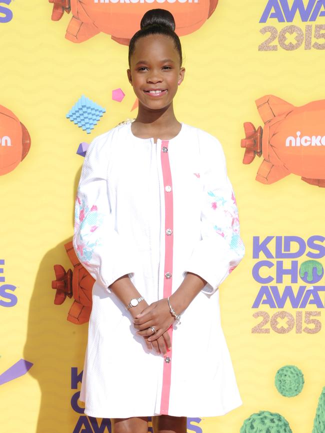 Annie star Quvenzhané Wallis.