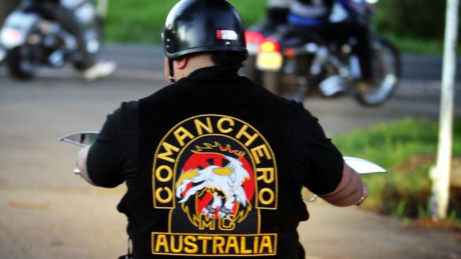 The Comanchero OMCG is heavily involved with other groups including the Hells Angels and Lone Wolf bikies. Picture: Craig Greenhill