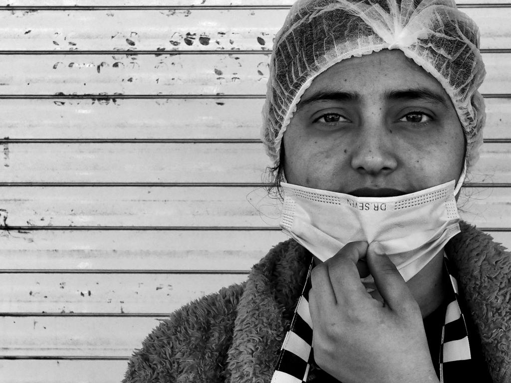 FACES OF LOCKDOWN: Samarjeet Kaur at the New Sydney Bakery in Fairfield. Photo: Jeremy Piper