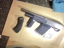 Drugs, gun and ammunition found in car boot at Tugun Queensland border checkpoint. Photo: Queensland Police