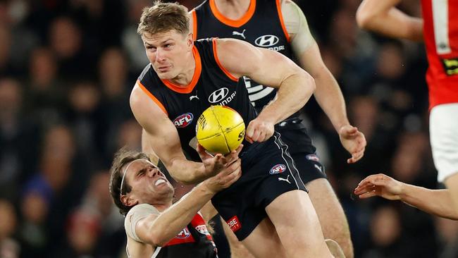 Jack Newnes in action for Carlton last season.