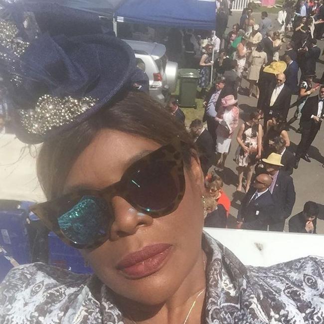 Melbourne Cup 2016 via social media ...Marcia Hines, 