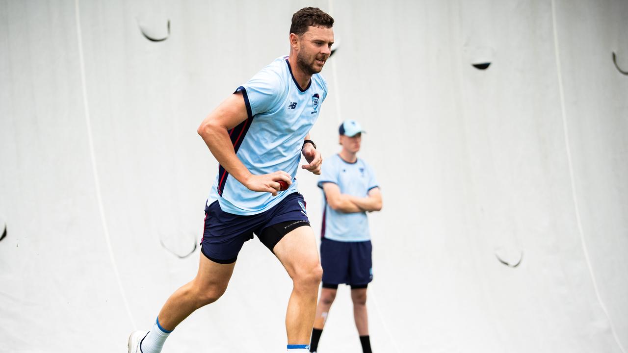 Aussie quick Josh Hazlewood will play for NSW against Queensland. Picture: Tom Parrish