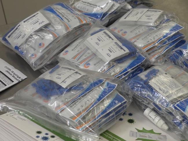 The dodgy kits were shipped to Australia from Hong Kong and China. Picture: Australian Border Force