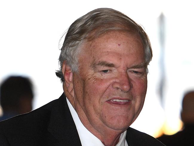 Former Labor Minister and current Western australian Governor Kim Beazley arrives at the State Memorial Service for former prime minister Bob Hawke at the Sydney Opera House in Sydney, Friday, June 14, 2019. (AAP Image/Dan Himbrechts) NO ARCHIVING