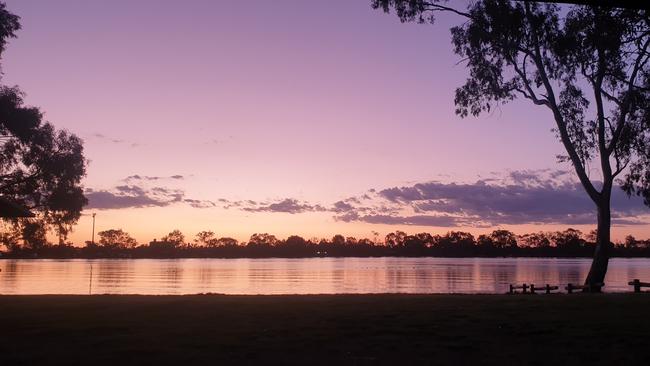 Sunset at Lake Lascelle, Hopetoun. Picture: Sue Davison, Greensborough.