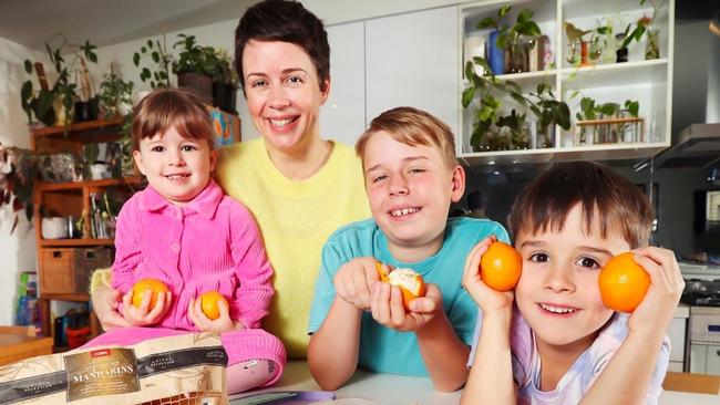 Coles is selling mandarins in a readily-recyclable paper bag, saving 11 tons of plastic this year. Picture: Coles