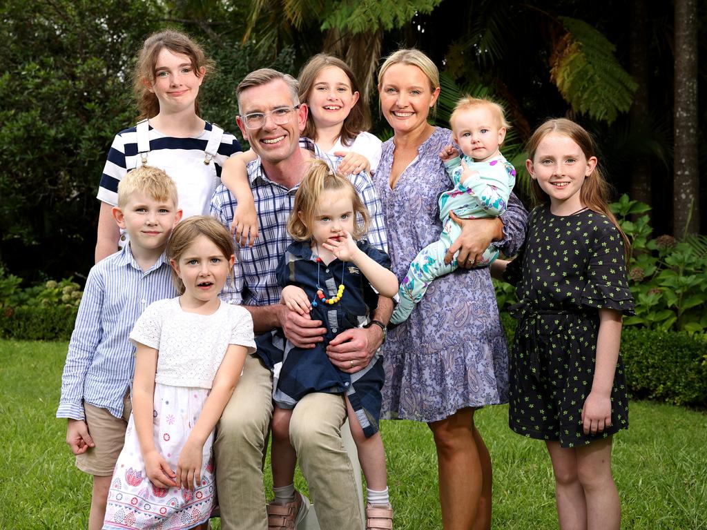 Mr Perrottet said it has been difficult to juggle work and family life. Picture: Toby Zerna/Office of NSW Premier