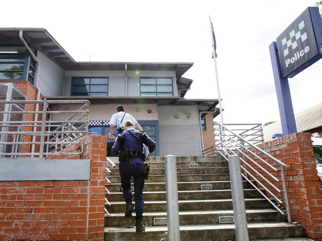 Merrylands Police Station, Memorial Ave Merrylands for a story on the station receiving constant violent threats. Picture: Jonathan Ng