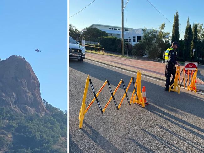 Emergency services have responded to an incident on Castle Hill after a woman fell from the lookout.