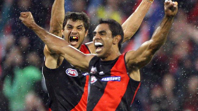 Paddy Ryder and Nathan Lovett-Murray celebrate a goal in 2009.