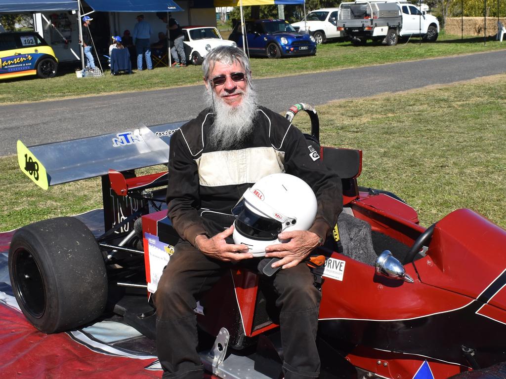 Peter Gilbert of Brisbane at Leyburn (Photo: Michael Hudson / Warwick Daily News)