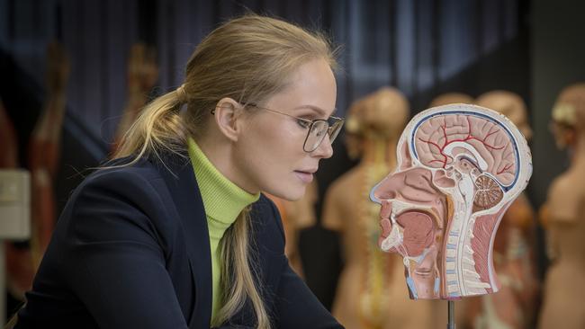 Neuroscientist Dr Lila Landowski who is a Eureka finalist for STEM communication work at the Menzies Centre Medical Science Precinct, Hobart. Picture: Chris Kidd