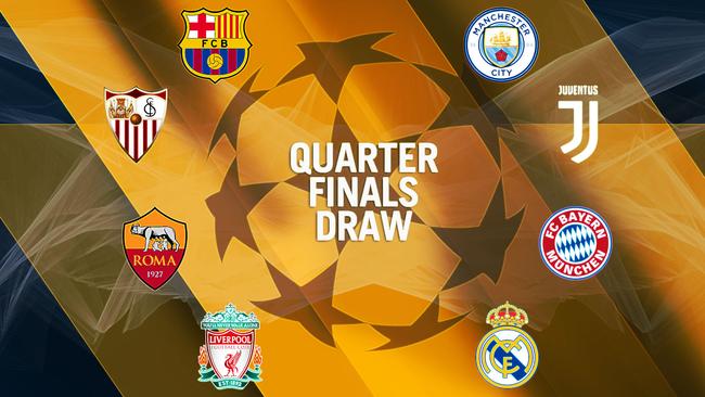 Champions League quarter-finals draw