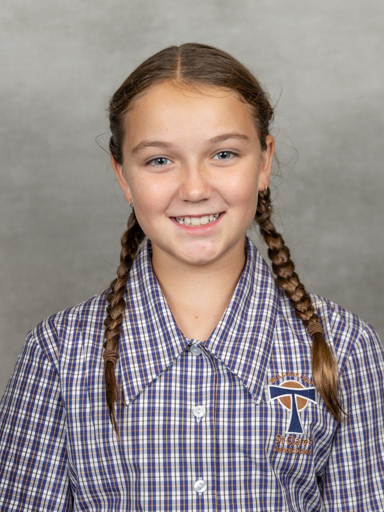 ST CLARE'S CATHOLIC SCHOOL student Grace.