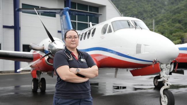 Emergency Department Specialist Dr Tatum Bond on shift at The Royal Flying Doctors Service Queensland. Picture: Supplied by SBS and NITV
