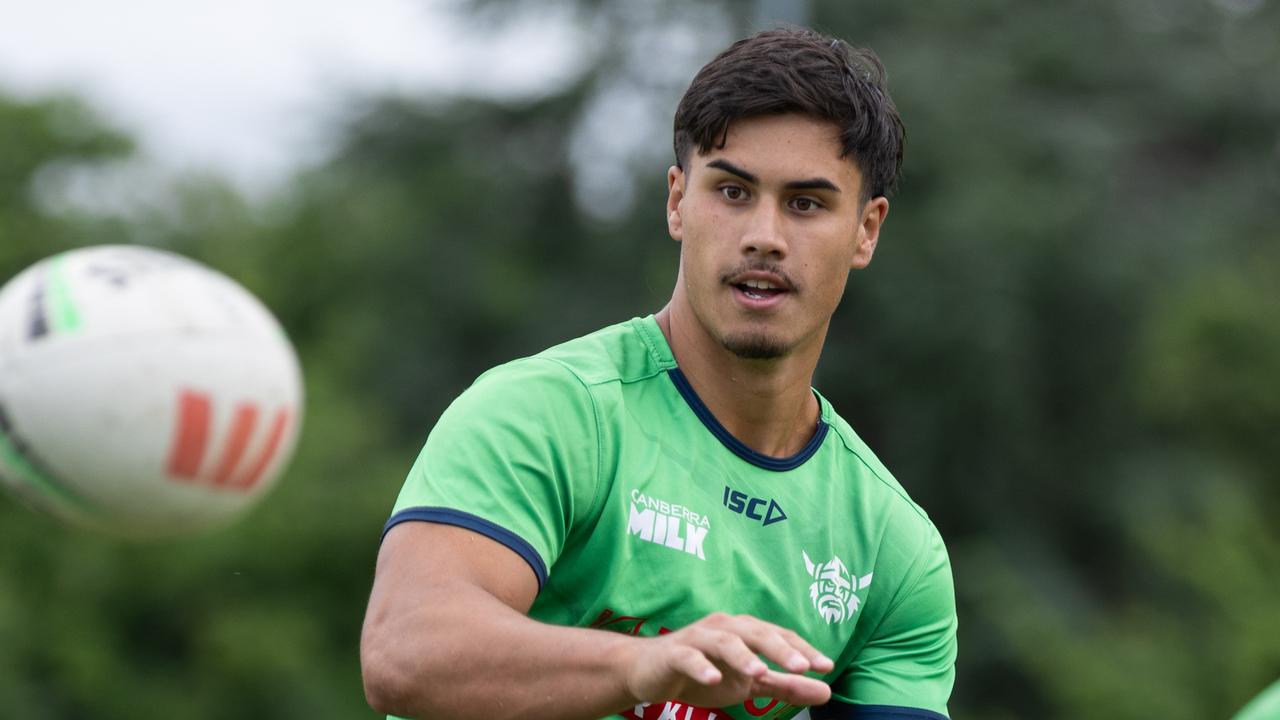 Raiders young gun Kaeo Weekes Photo: Canberra Raiders