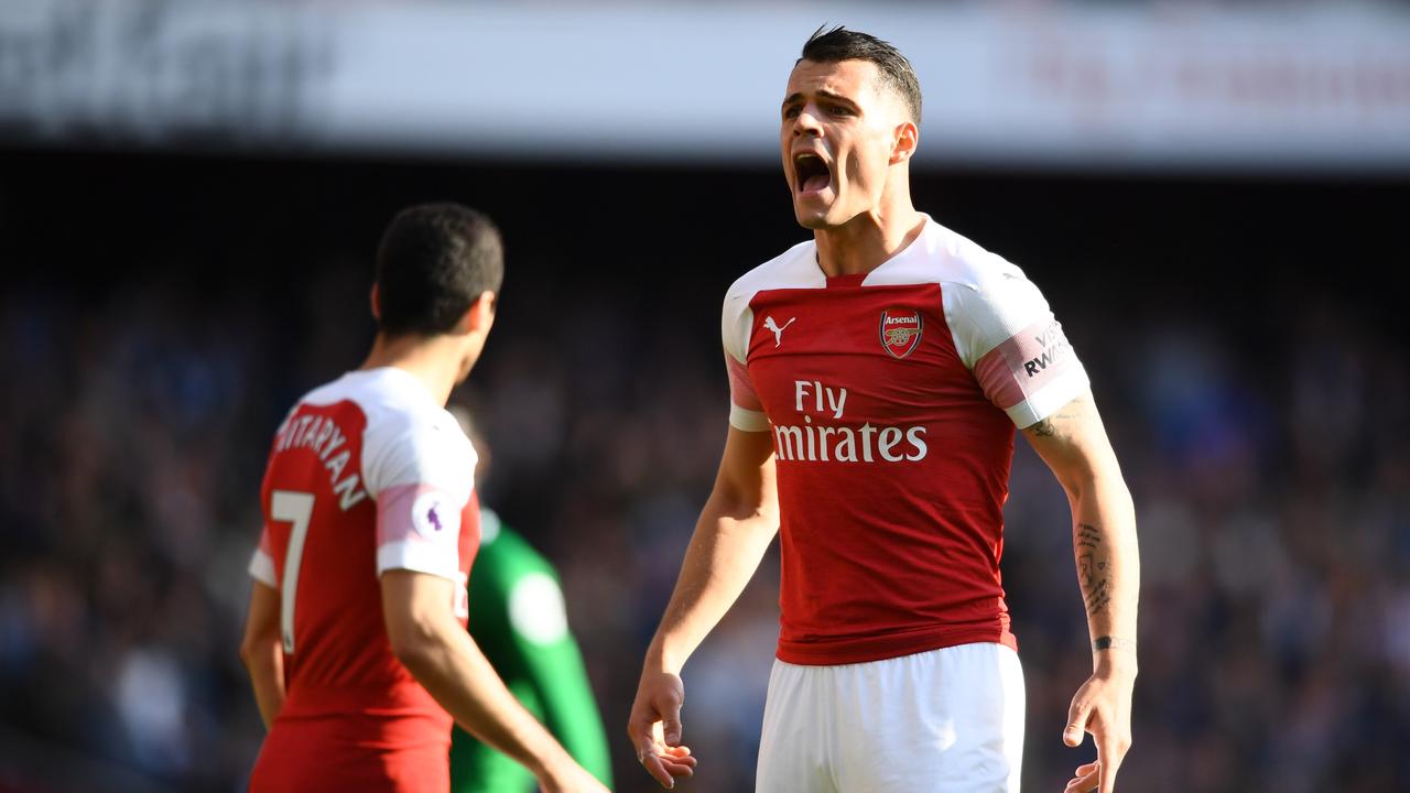 Granit Xhaka has spoken out following his incident with the Arsenal fans