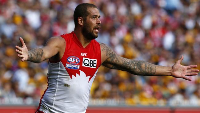 Lance Franklin is arguably the biggest0name pick 5 in the game. Picture: Wayne Ludbey