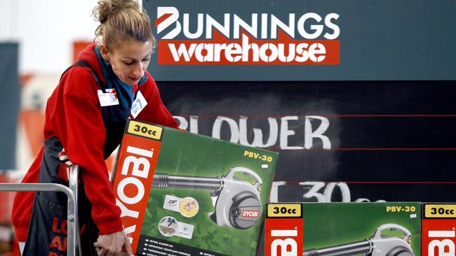 Bunnings prices will hit rock bottom over the coming months, as it struggles to keep up with Masters’ liquidation. Picture: Grant Turner/Bloomberg via Getty Images