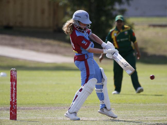 Evie Fisher hits out for the Slayers. Picture Warren Gannon Photography