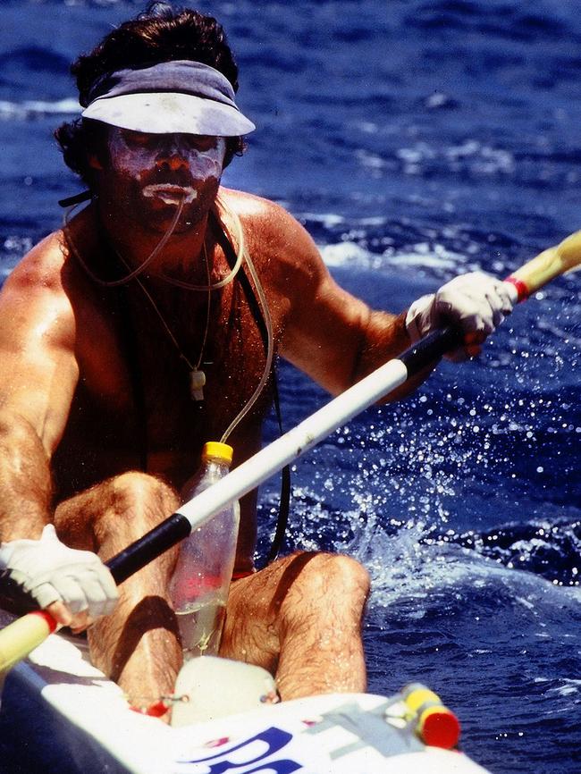 Peter Lavac in his days as a surf ski champion. Picture: Supplied