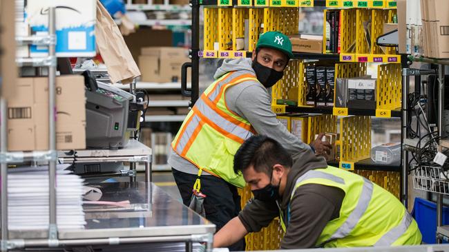 Amazon has announced it is hiring seasonal workers. Picture: Supplied/Darrian Traynor