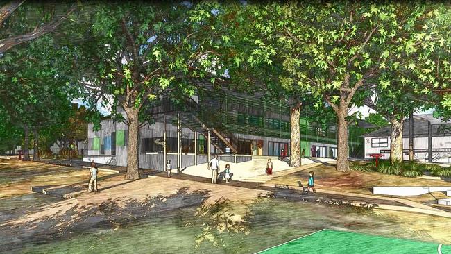 An artist’s impression of the Killara Public School upgrade.