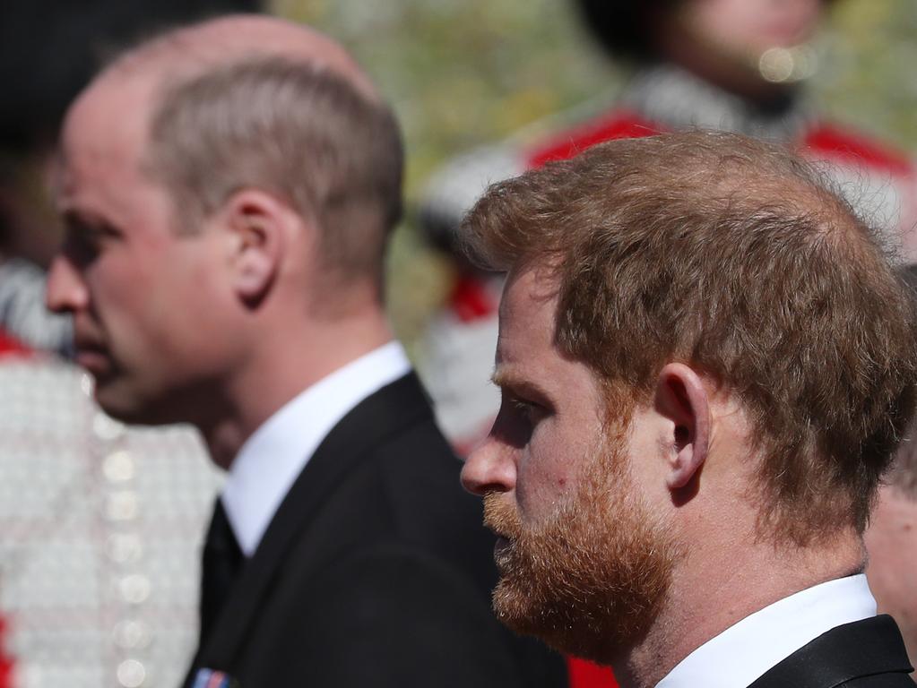 Prince Harry and Prince William had not seen each other in more than a year. Picture: Getty Images