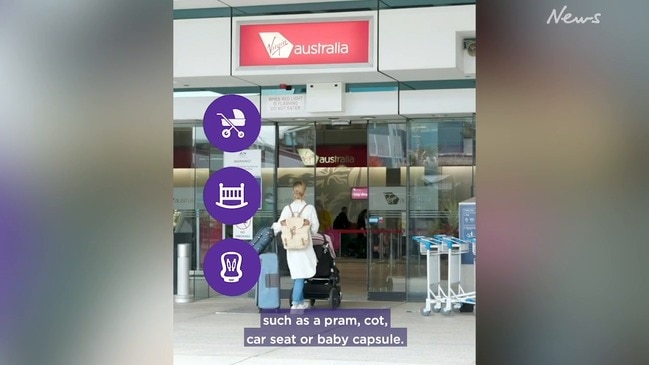 virgin australia pram