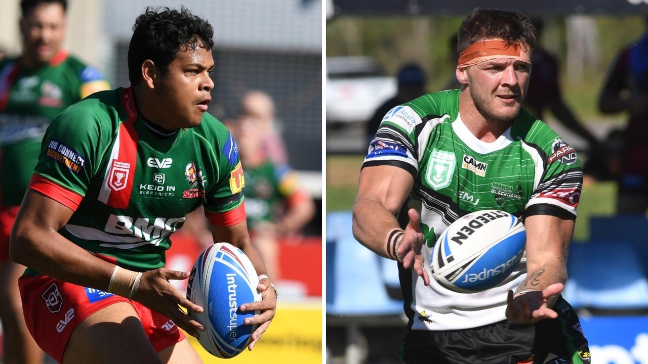 Selwyn Cobbo and Corey Jensen are two of the NRL Stars set to play in the Intrust Super Cup finals.