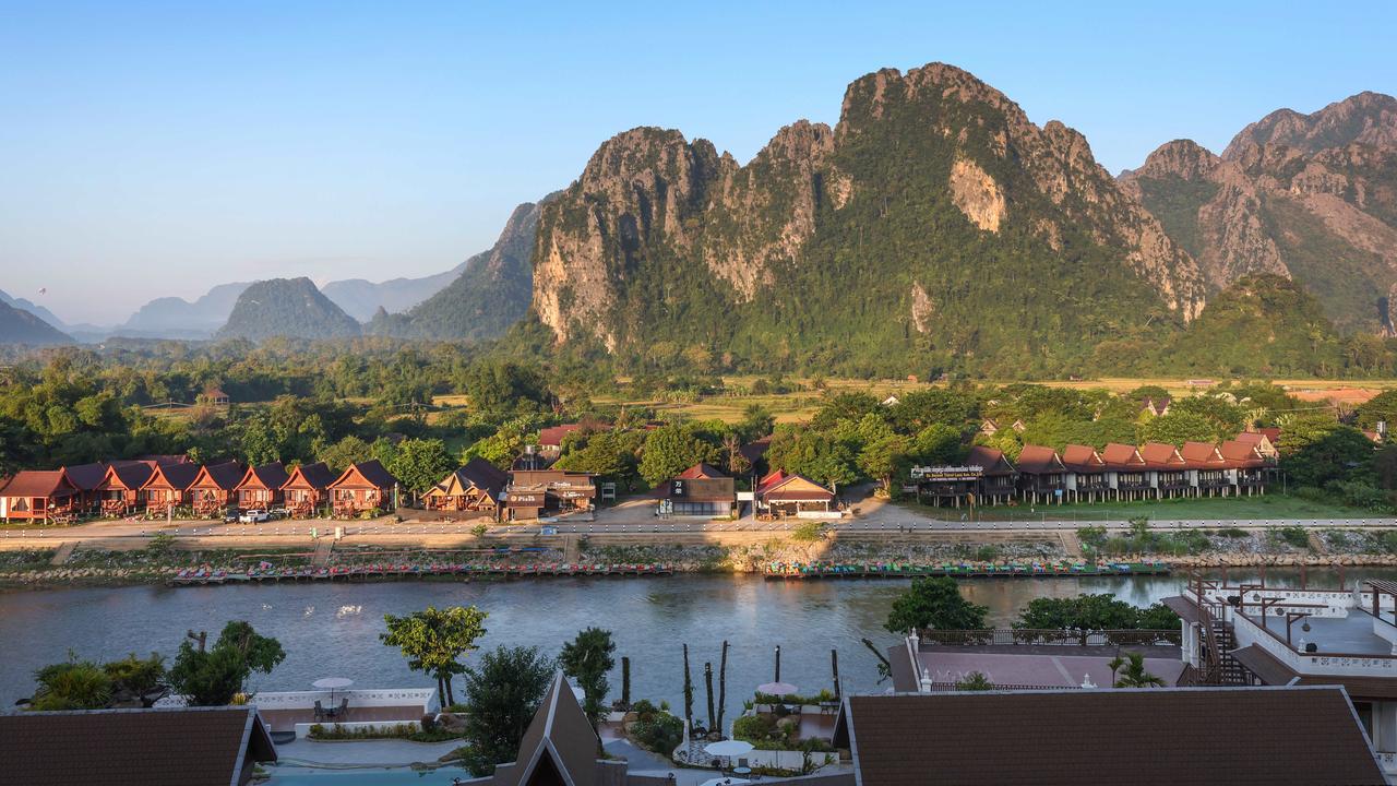 Vang Vieng is a popular tourist destination in Laos.