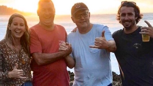 Scott Morrison was forced to admit he was on a holiday in Hawaii during the deadly bushfires sweeping eastern Australia two years ago.